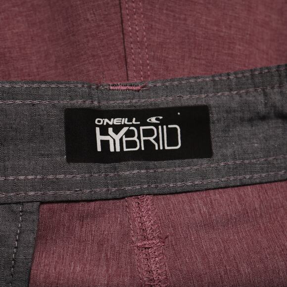 O'Neill Reserve Hybrid Water Shorts Port Red Stretch Swim Trunks Size 30 - Picture 8 of 12